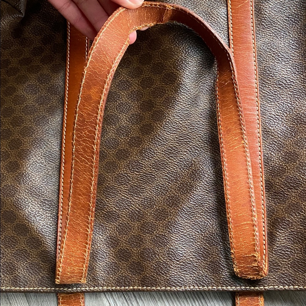 Celine Macadam Medium Leather Tote bag - Picture 9 of 9